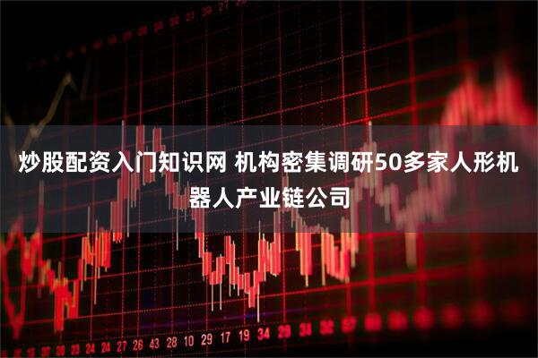 炒股配资入门知识网 机构密集调研50多家人形机器人产业链公司
